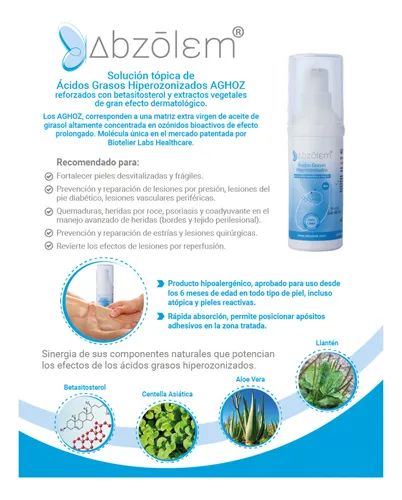 Abzolem 30 ML Cicatrizante pieles sensibles - Imagen 3
